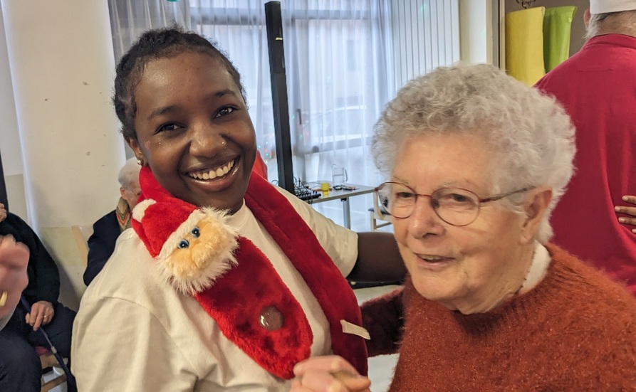 Fête de Noël à l'EHPAD L. Grimault