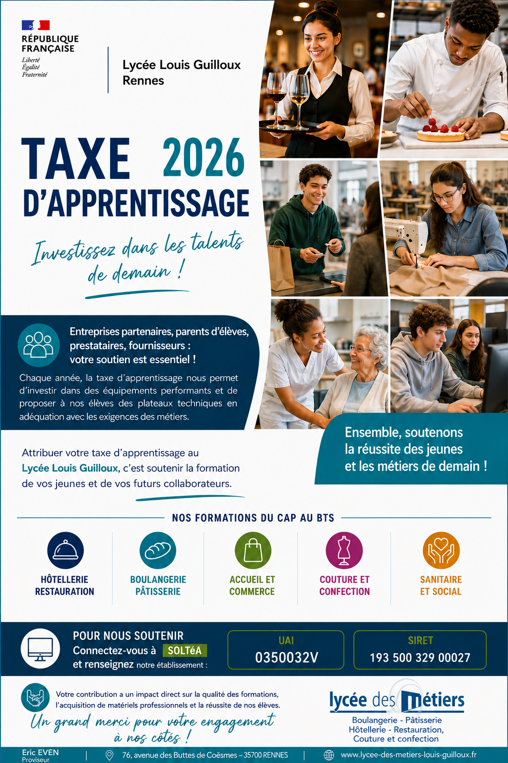 Taxe d'apprentissage 2026